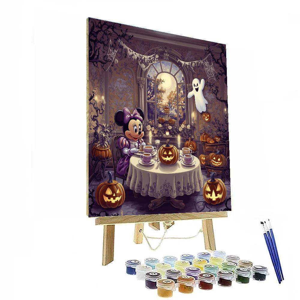Haunted Tea Party At The Manor paint by number
