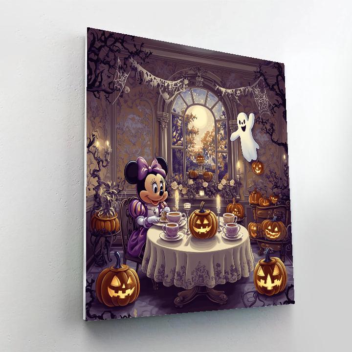 Haunted Tea Party At The Manor paint by number