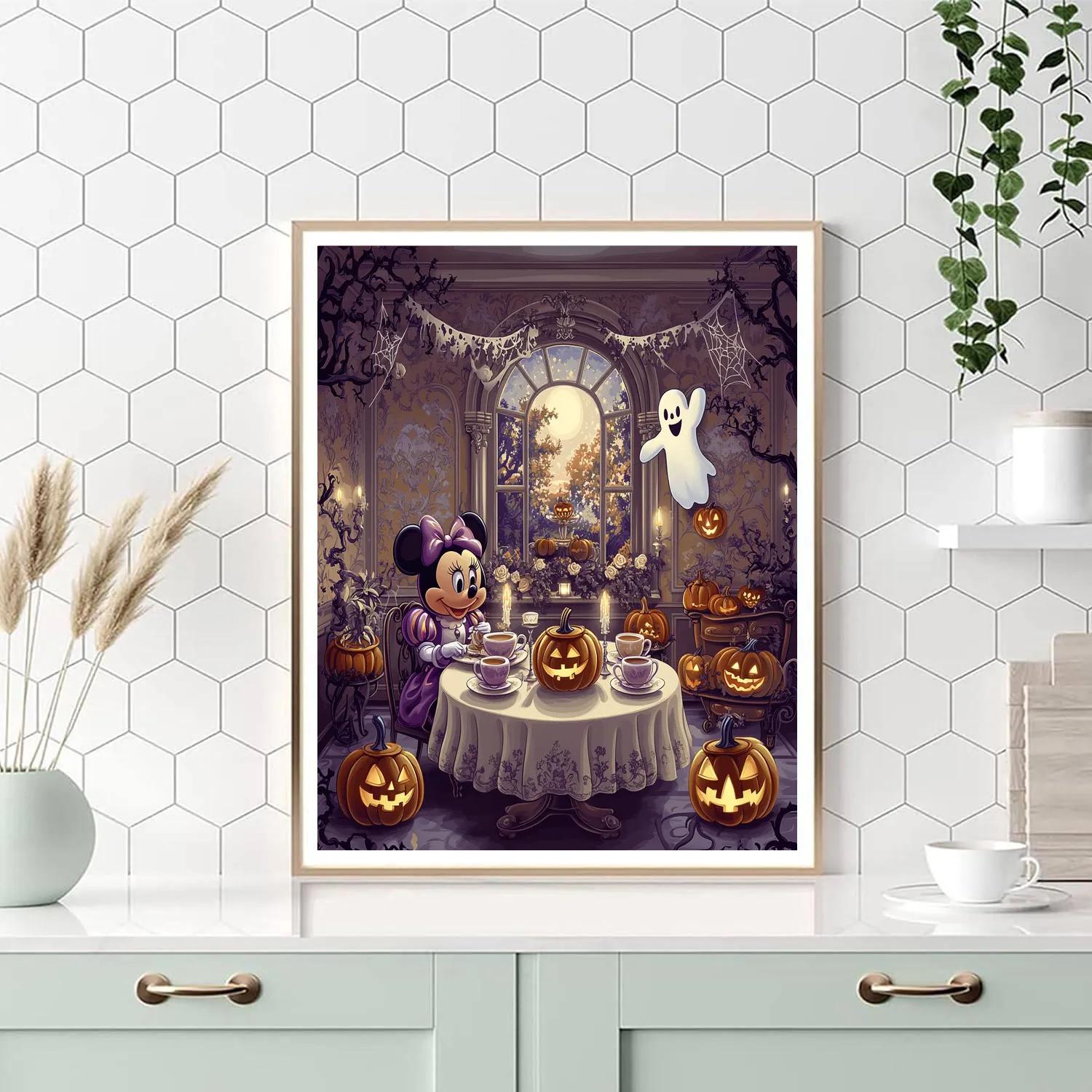 Haunted Tea Party At The Manor paint by number