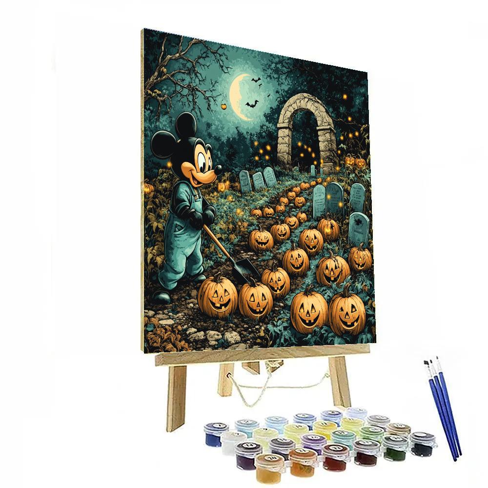 Goofys Graveyard Gardening painting number kit
