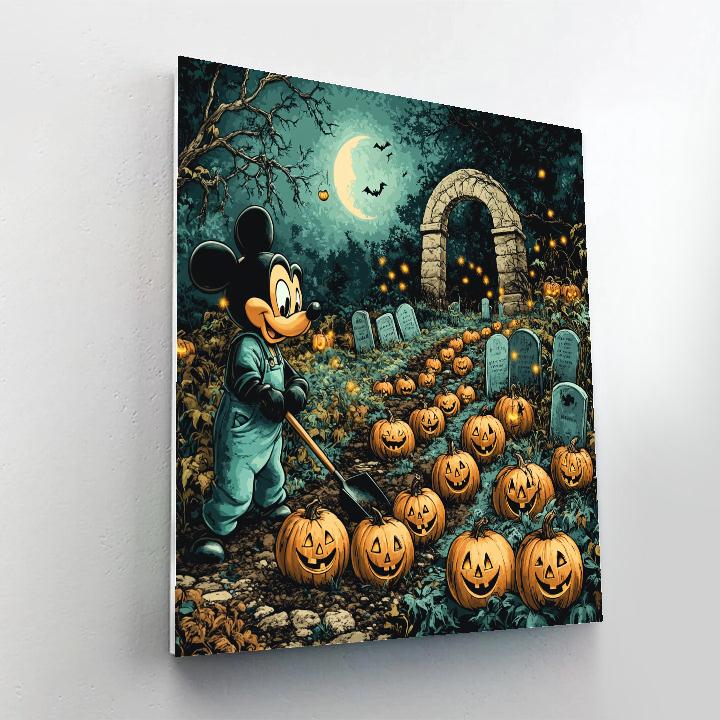 Goofys Graveyard Gardening painting number kit