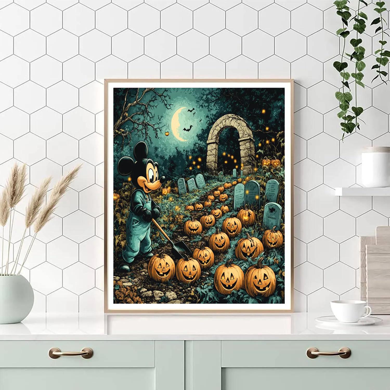 Goofys Graveyard Gardening painting number kit