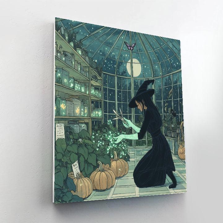 Witch Botanist Garden Of Nightshade paint by color