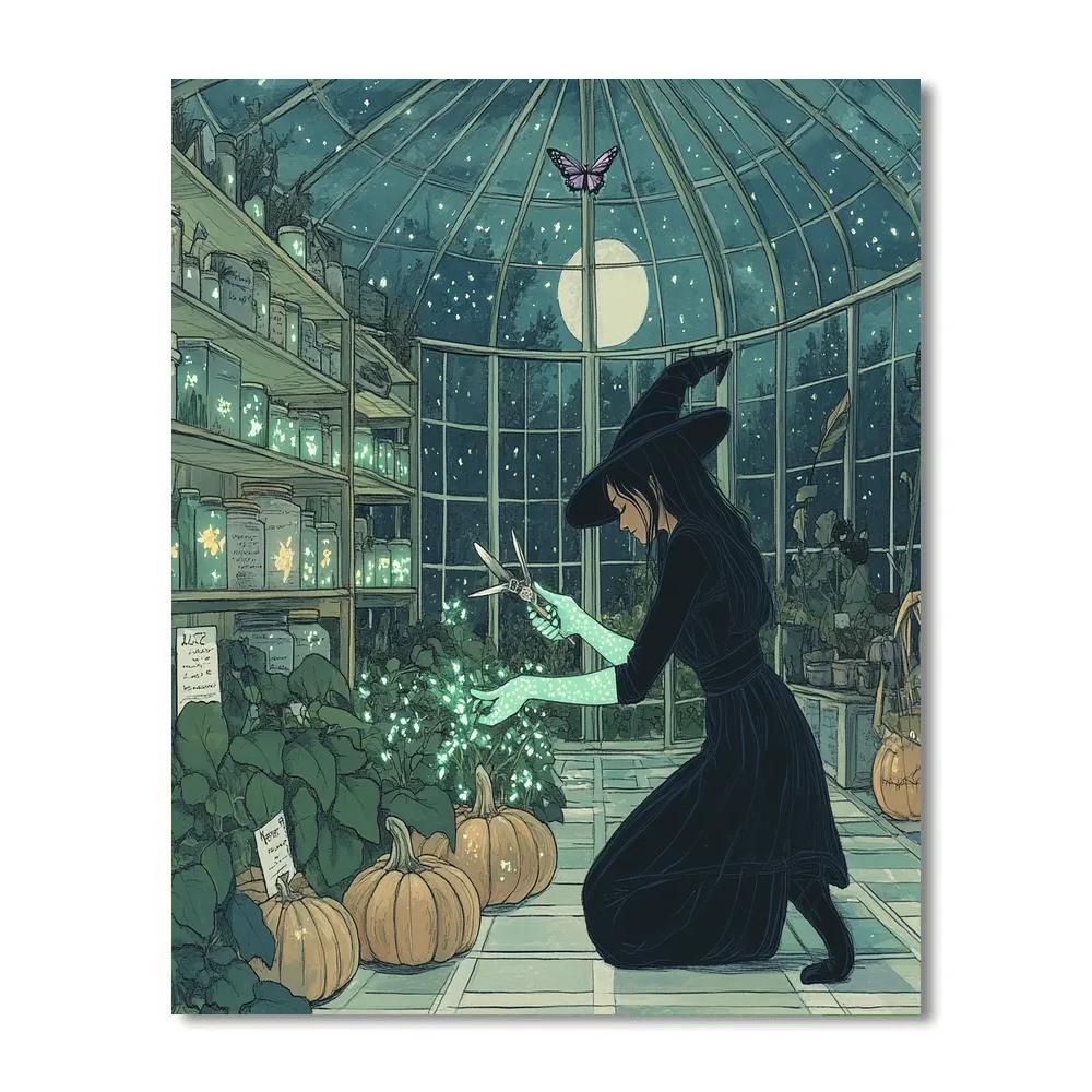 Witch Botanist Garden Of Nightshade paint by color