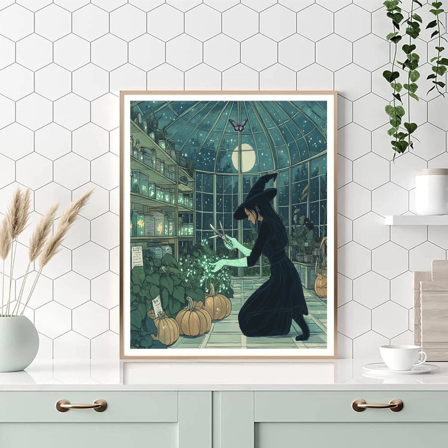 Witch Botanist Garden Of Nightshade paint by color