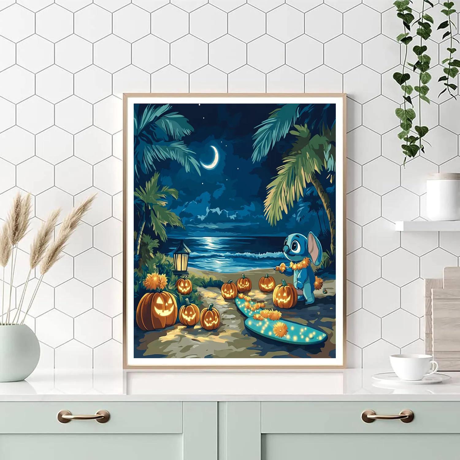 Stitchs Moonlit Mischief paint by number