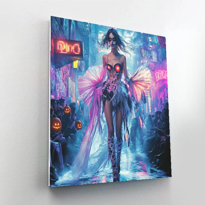 Ghoul Street Fashion Runway Spooky Edition DIY paint by numbers