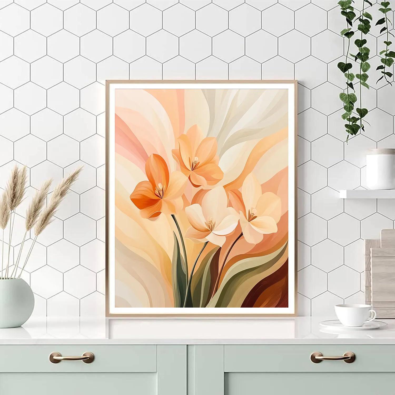Georgia OKeeffe Inspired Desert Flowers Paint by numbers kits