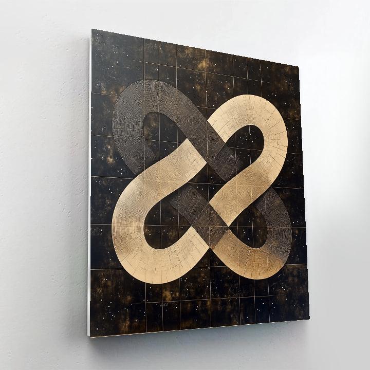 M.C. Escher Inspired Möbius Celestial Weave Paint by numbers kits