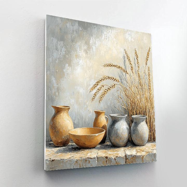 Diego Velázquez Inspired Earthenware And Wheat Sheaves Paint by numbers kits