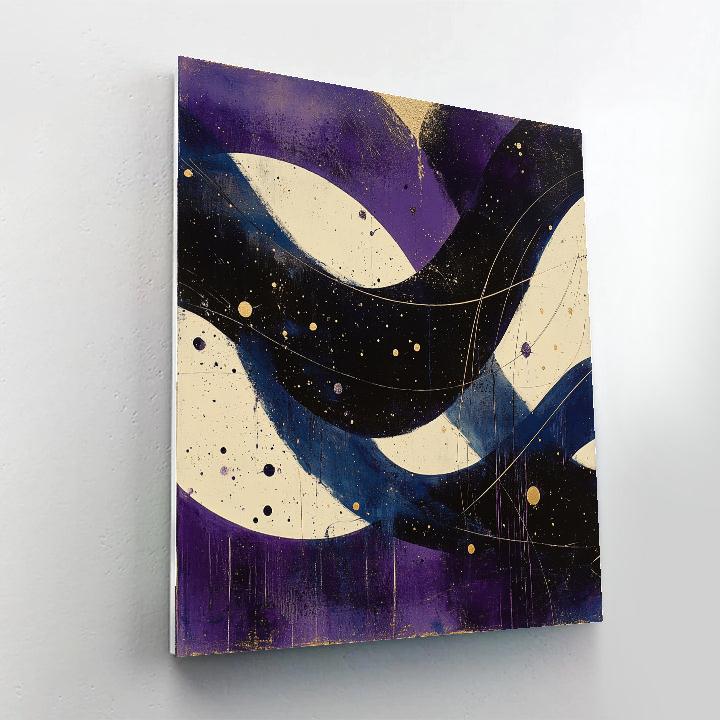 Jackson Pollock Inspired Nebular Rhythm Field Paint by numbers kits