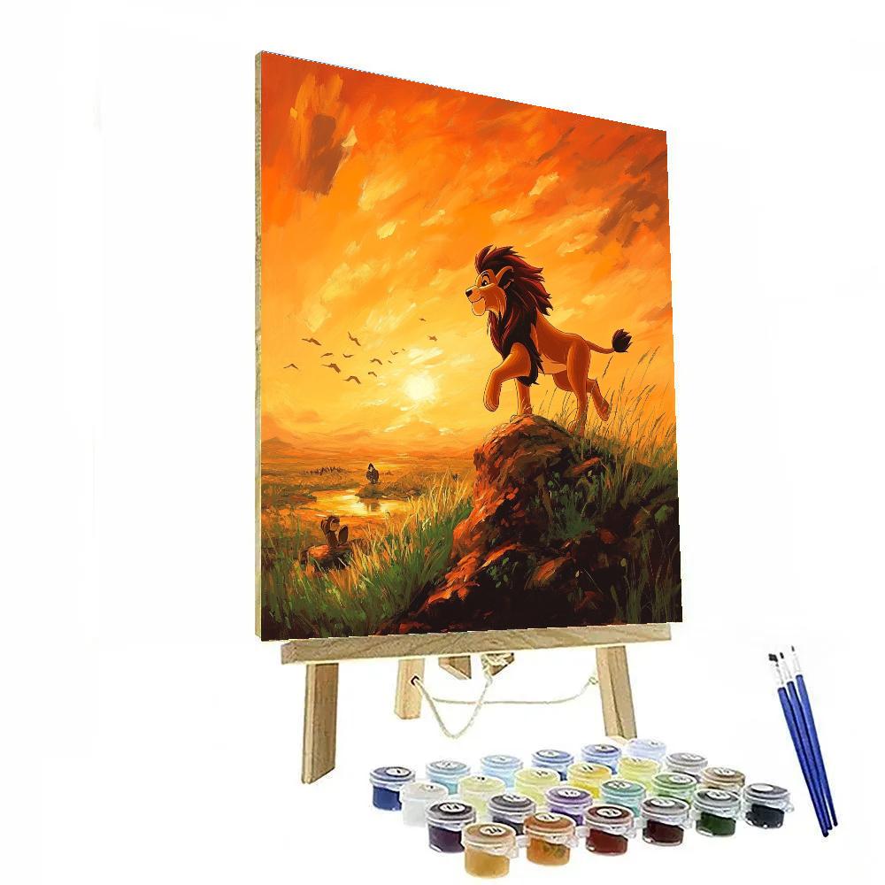 Simba Pride Walk painting number kit