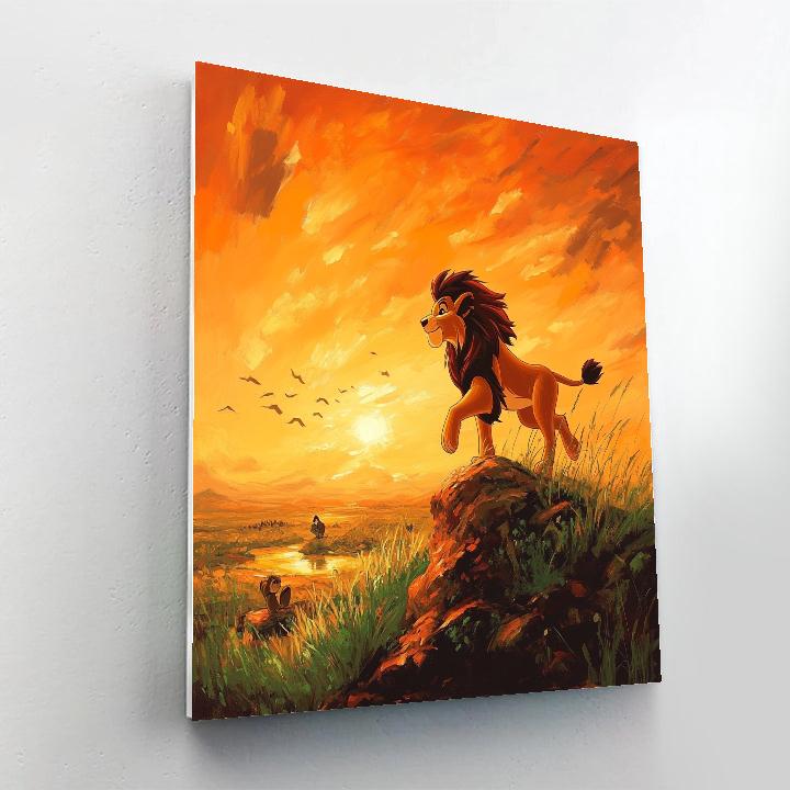 Simba Pride Walk painting number kit