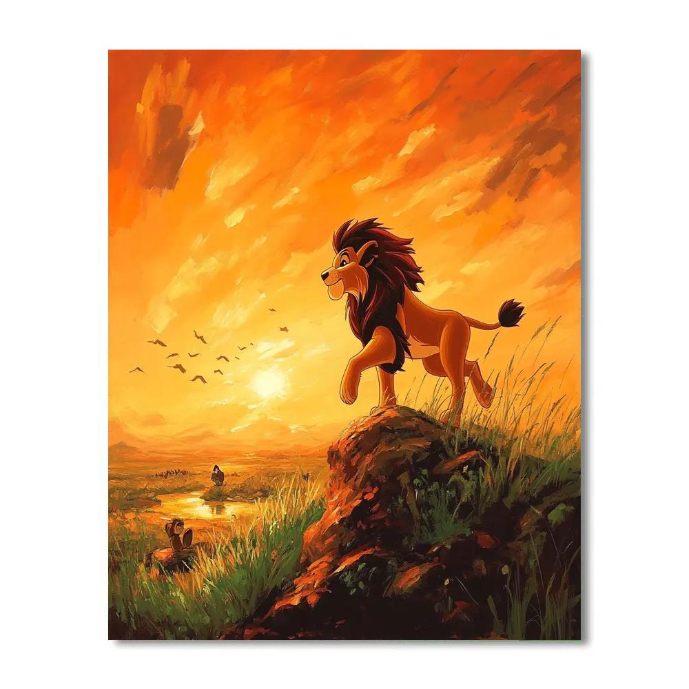 Simba Pride Walk painting number kit