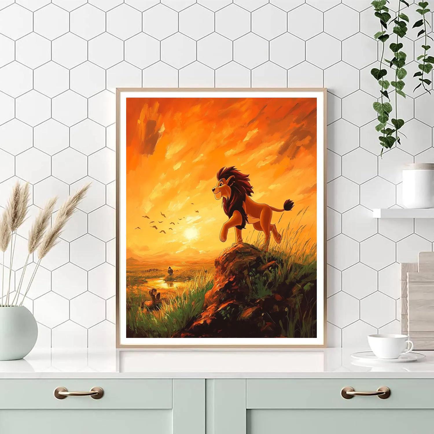 Simba Pride Walk painting number kit