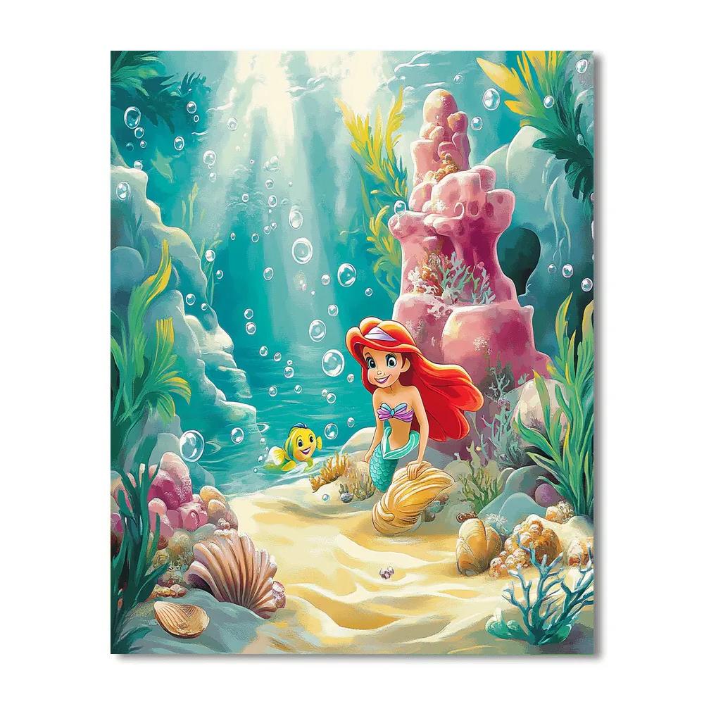 Ariel Coral Hideaway paint by color