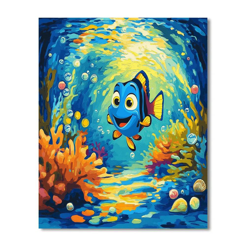 Dory Reef Race paint by color