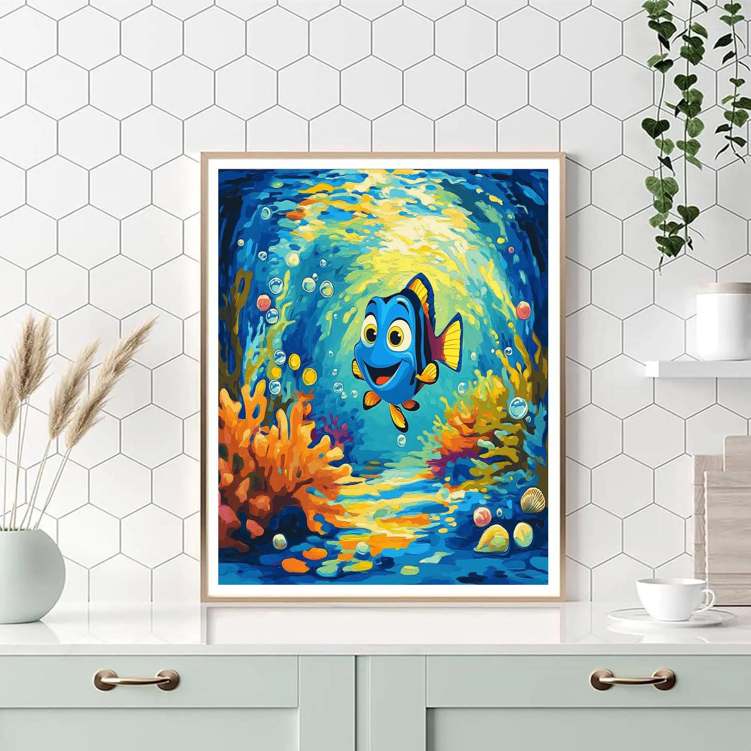 Dory Reef Race paint by color