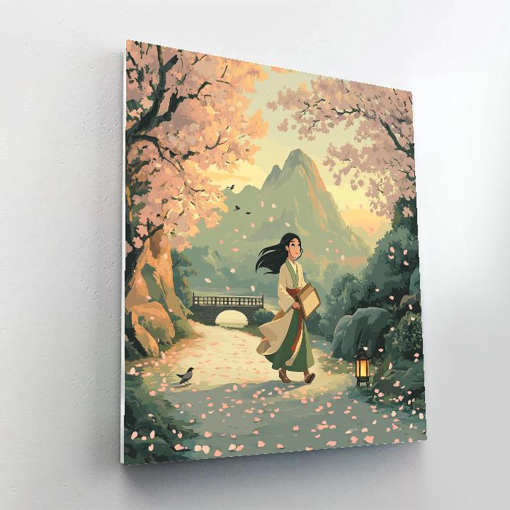 Mulan Courage Stroll DIY paint by numbers