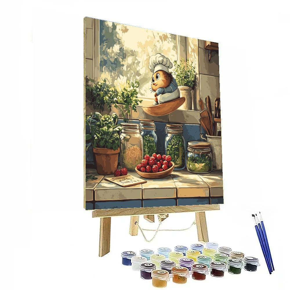 Ratatouille Remy Kitchen Dream paint by number