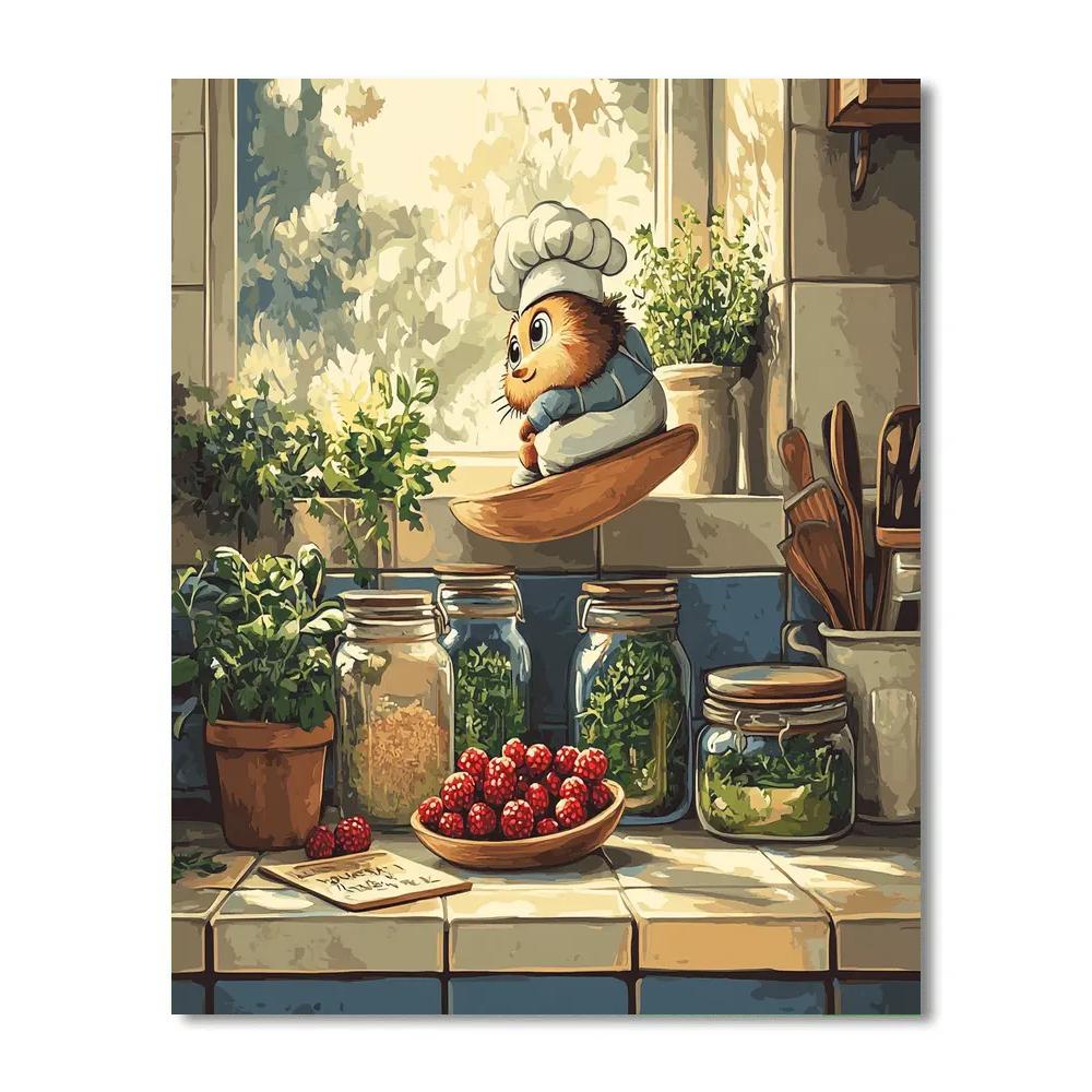 Ratatouille Remy Kitchen Dream paint by number
