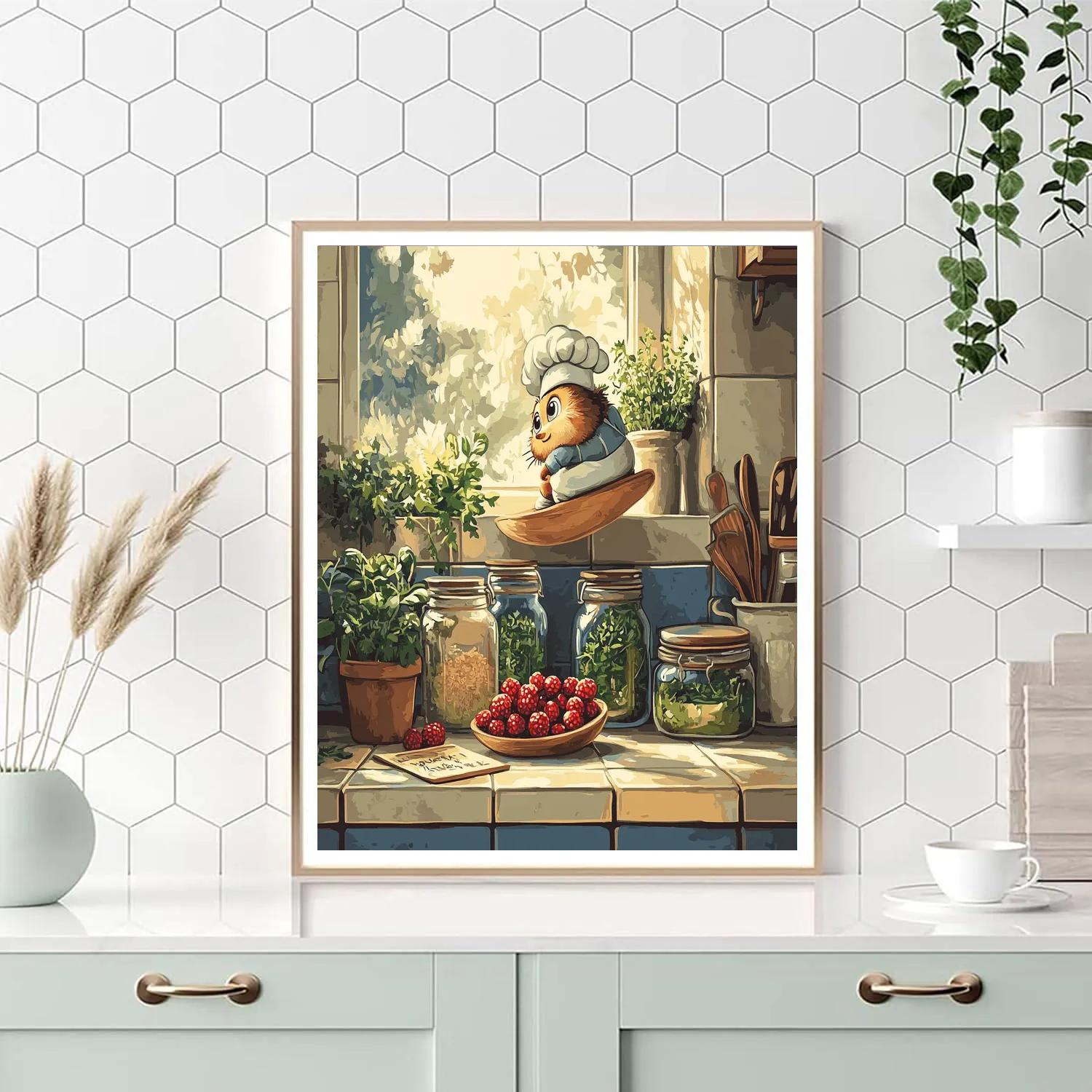 Ratatouille Remy Kitchen Dream paint by number