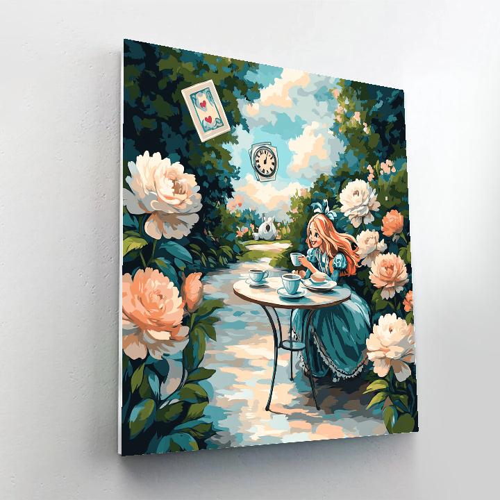 Alice Tea Garden paint by numbers