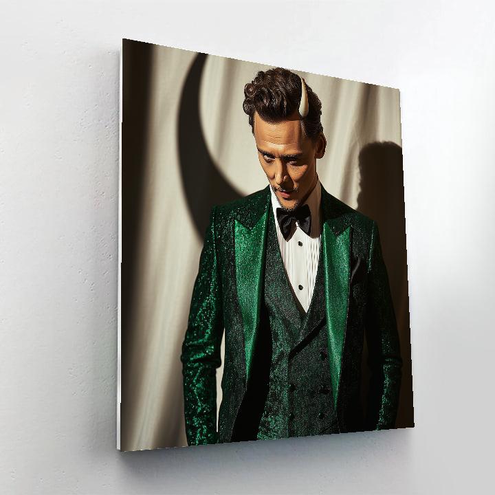 Tom Hiddleston: Whispering Mischief Of The Modern Loki DIY paint by numbers