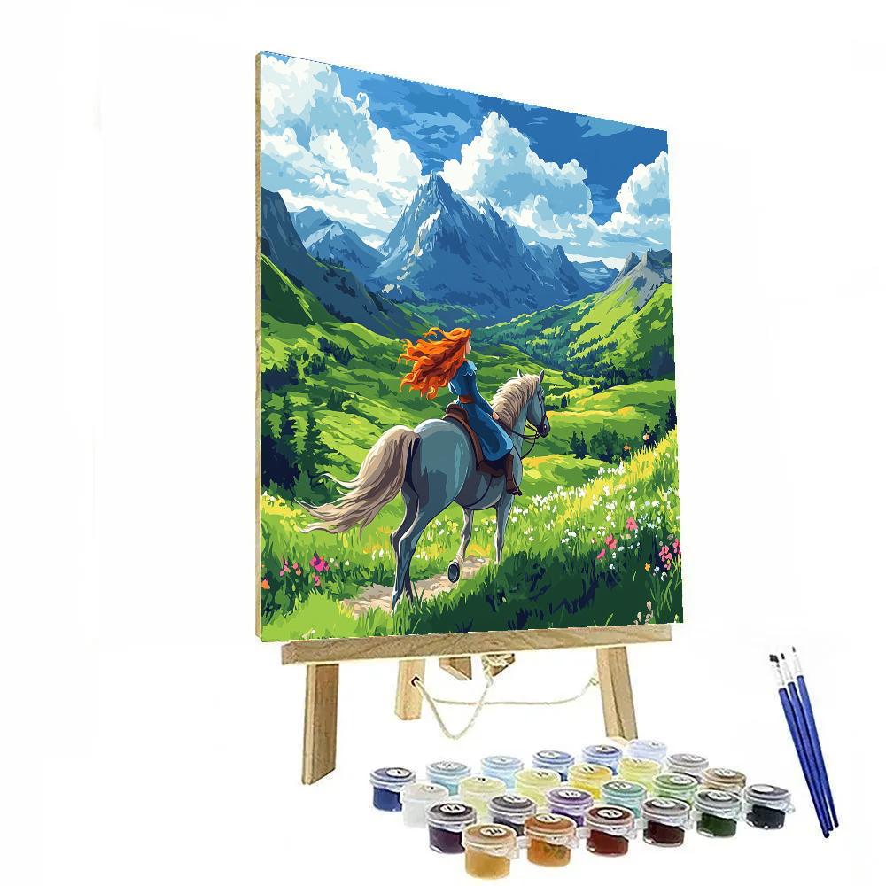 Meridas Highland Adventure DIY paint by numbers