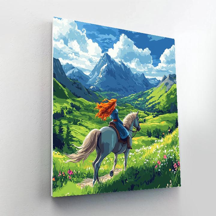 Meridas Highland Adventure DIY paint by numbers