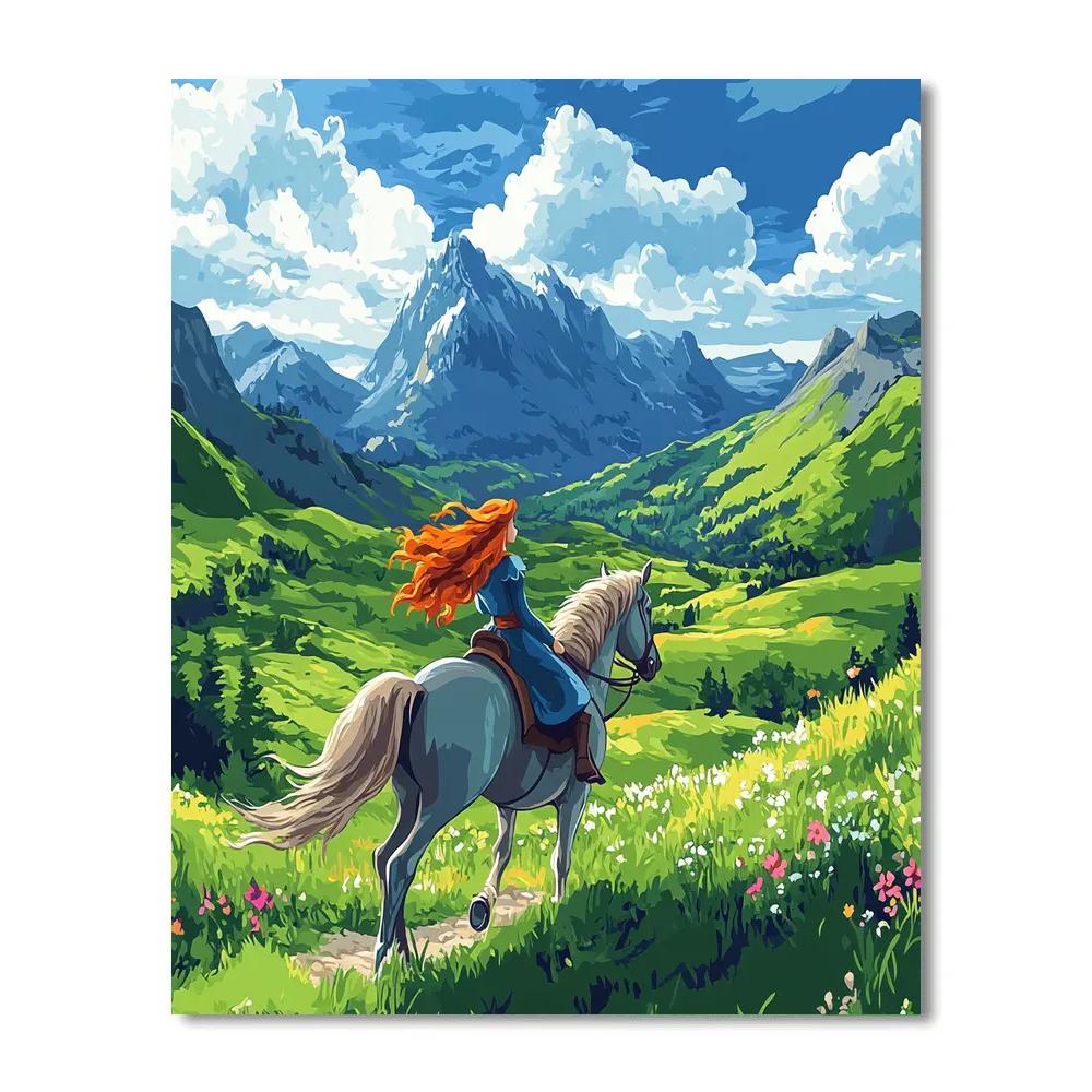 Meridas Highland Adventure DIY paint by numbers