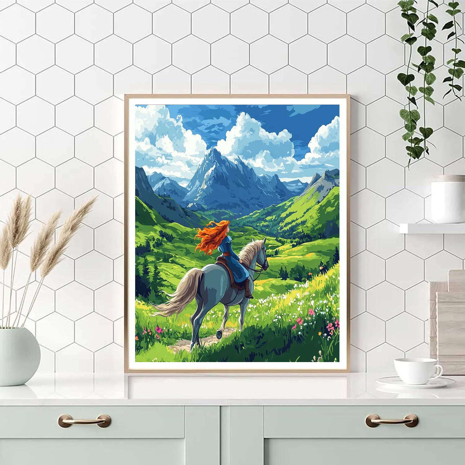 Meridas Highland Adventure DIY paint by numbers