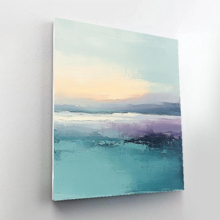 Mark Rothko Inspired Arctic Twilight Numbered painting kits