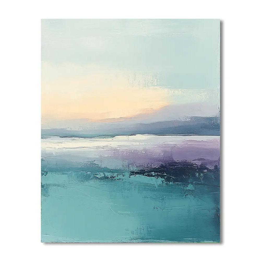 Mark Rothko Inspired Arctic Twilight Numbered painting kits