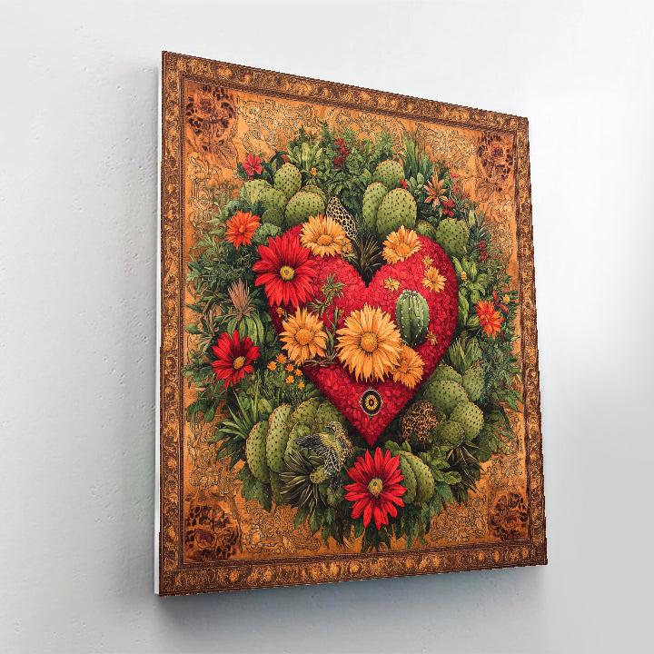 Frida Kahlo Inspired Resilience Garden Numbered painting kits