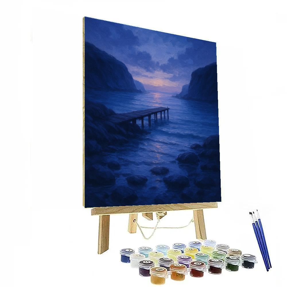 Coastal Twilight Cove Painting by numbers kit