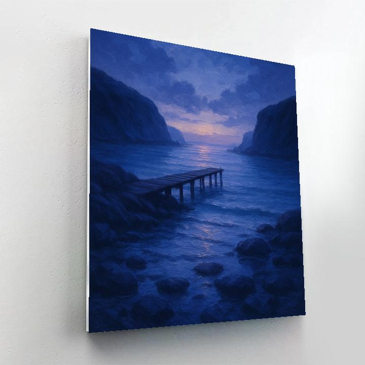 Coastal Twilight Cove Painting by numbers kit