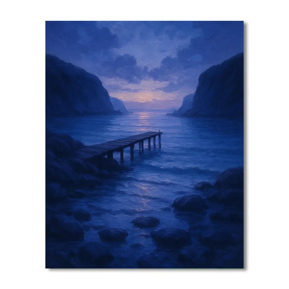 Coastal Twilight Cove Painting by numbers kit