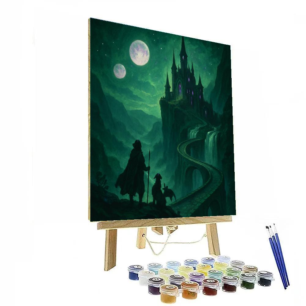 Fantasy Evergreen Citadel paint by color