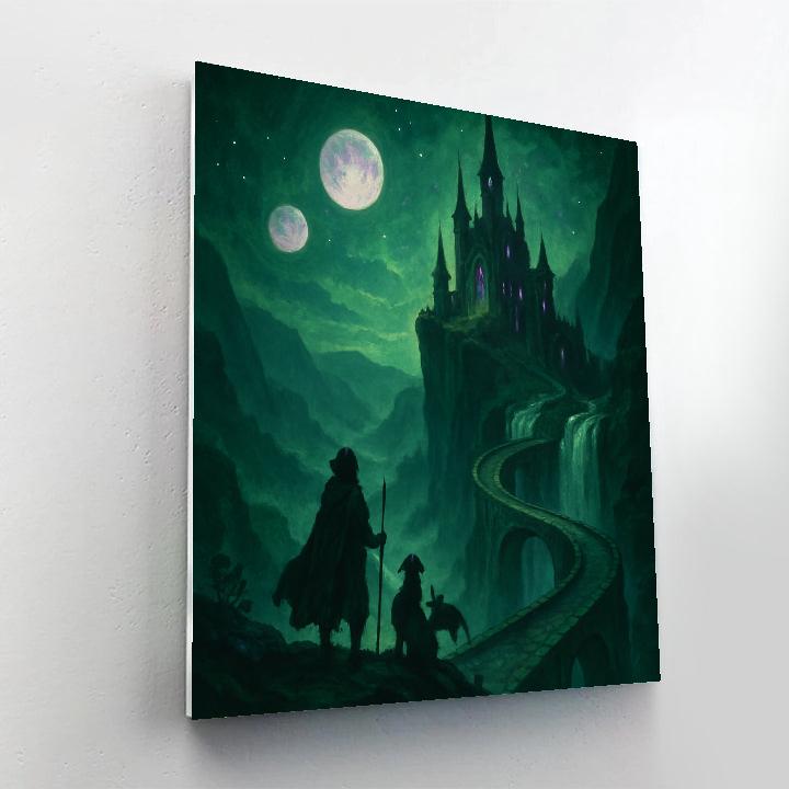 Fantasy Evergreen Citadel paint by color