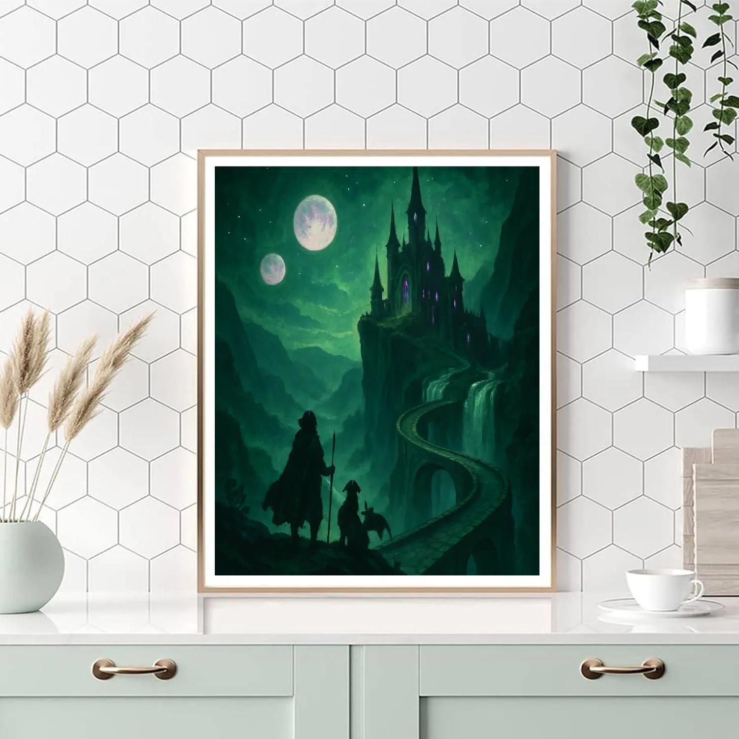 Fantasy Evergreen Citadel paint by color