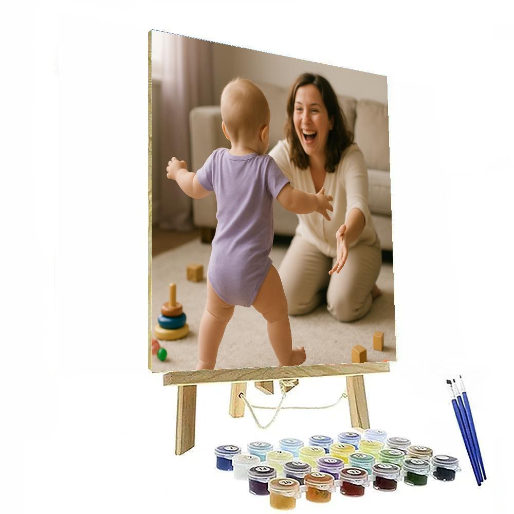 First Steps With Mother Paint by numbers art