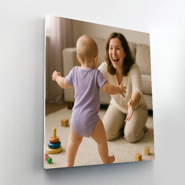 First Steps With Mother Paint by numbers art