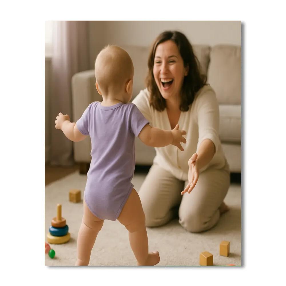 First Steps With Mother Paint by numbers art