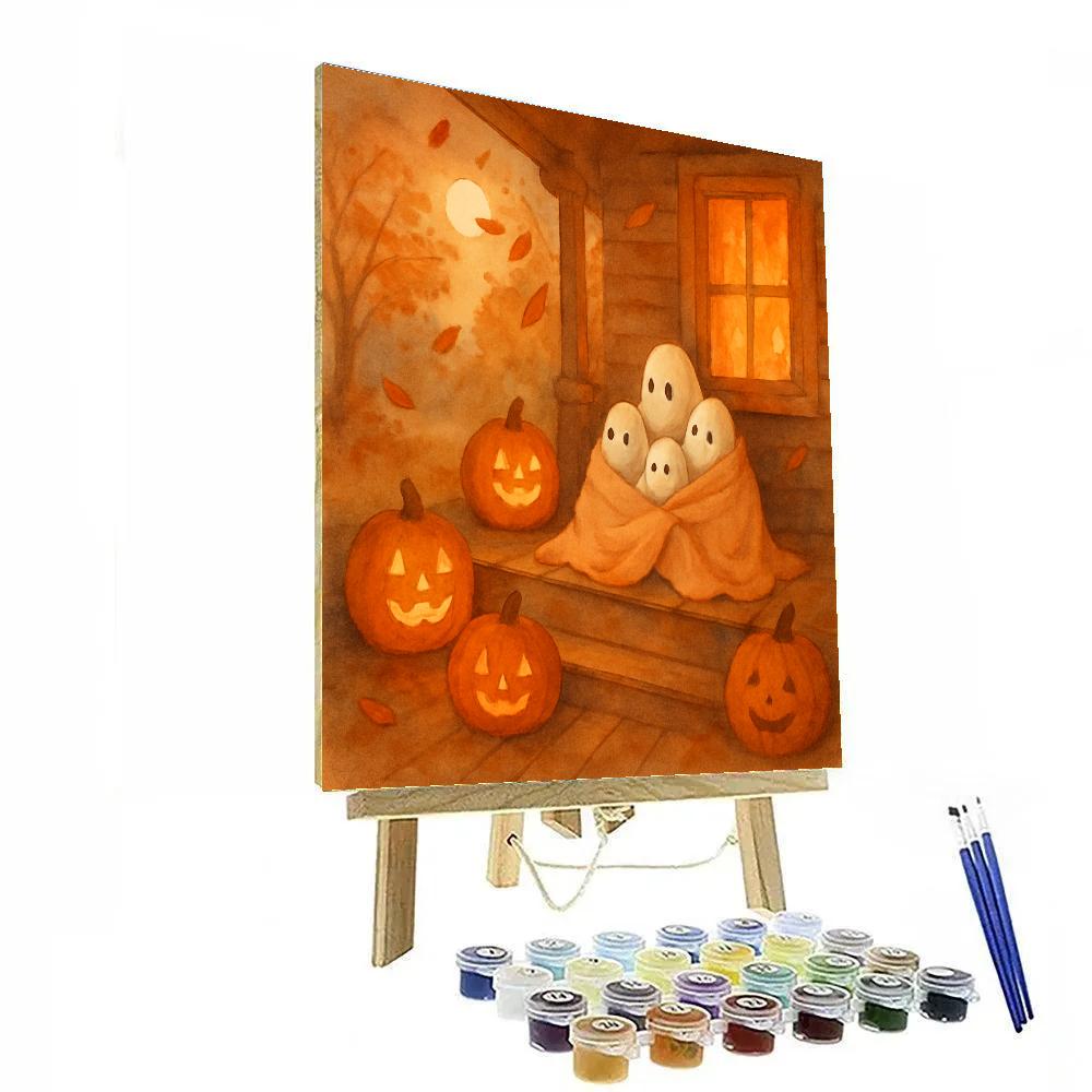 Porch Of Warm Autumn Tales Painting by numbers kit