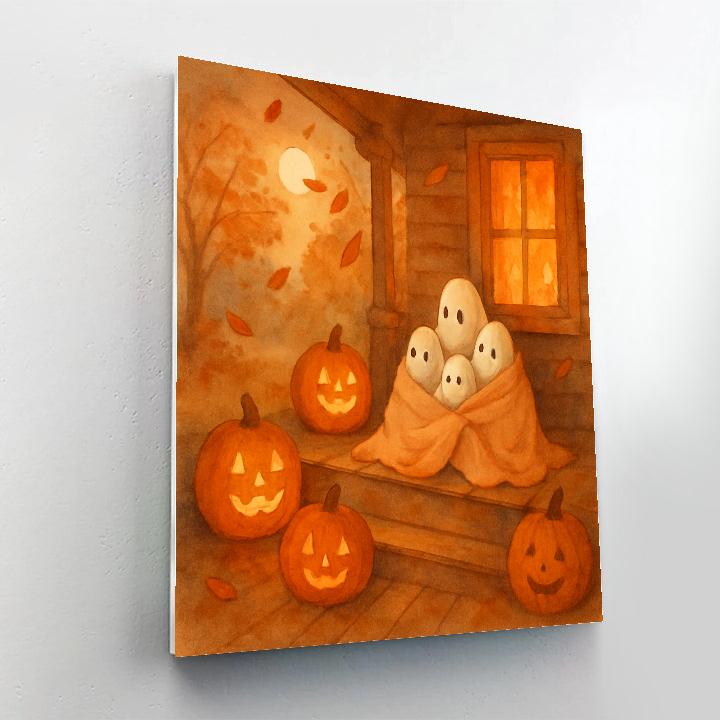 Porch Of Warm Autumn Tales Painting by numbers kit