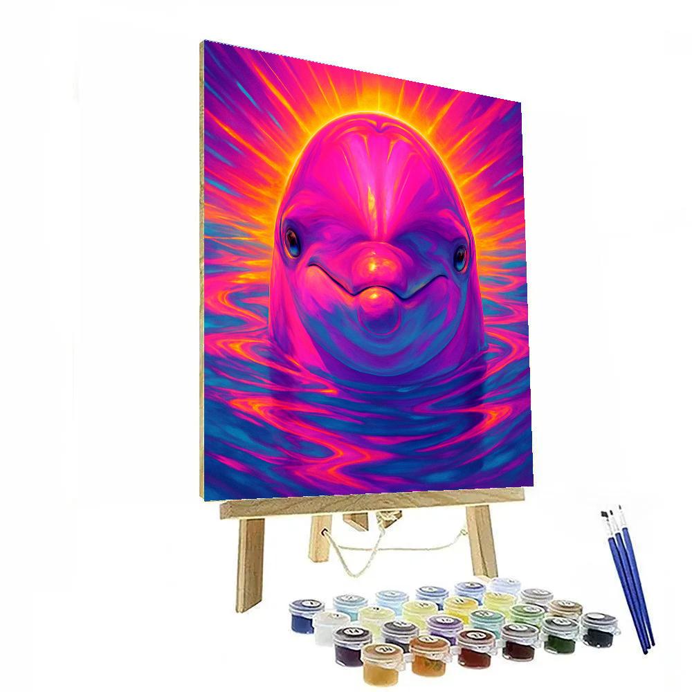 Solar Dolphin Burst paint by color