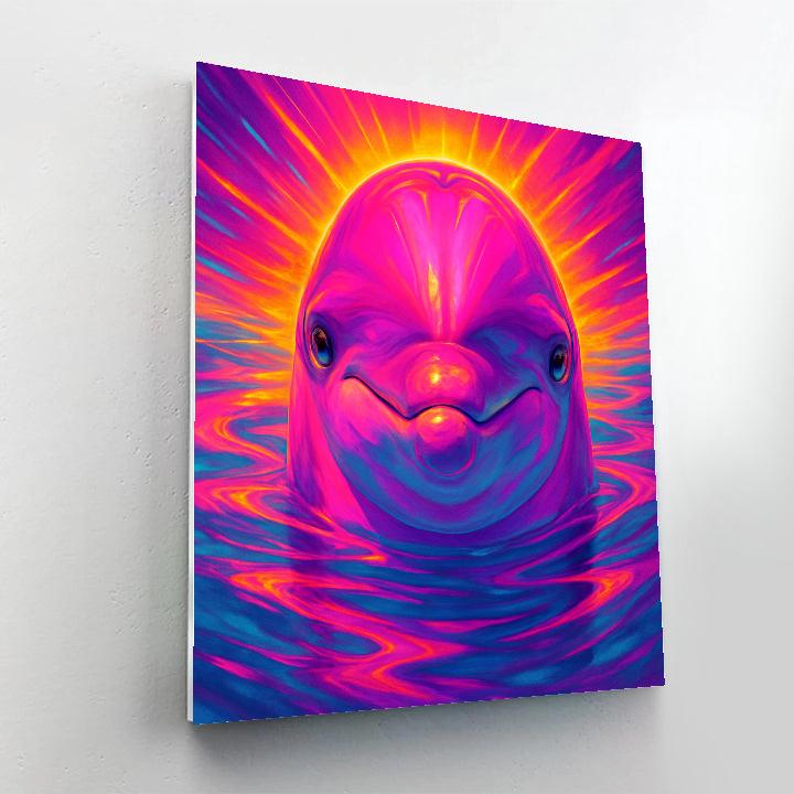 Solar Dolphin Burst paint by color
