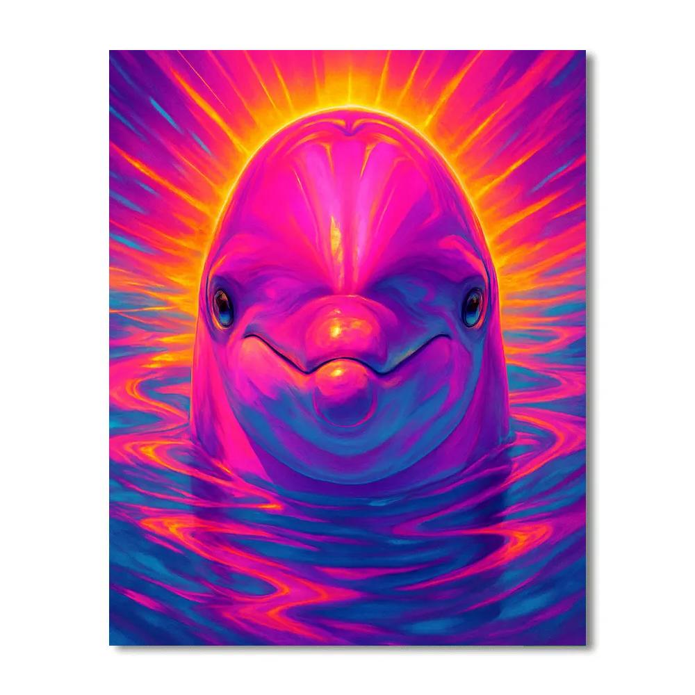 Solar Dolphin Burst paint by color
