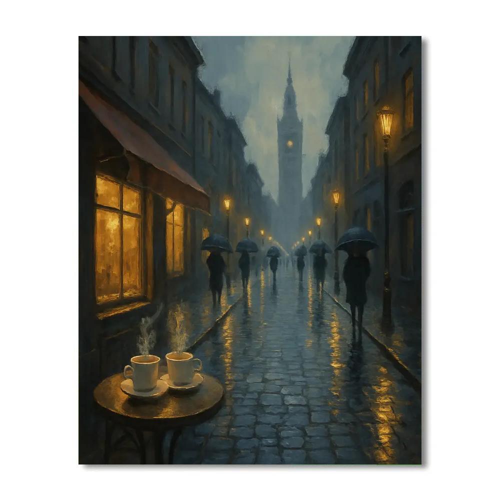Paris Rainlight Boulevard Numbered painting kits
